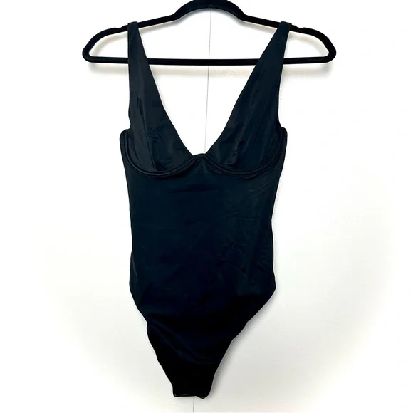 ONIA Sylvie One Piece Bathing Suit Black NWT - Picture 2 of 9